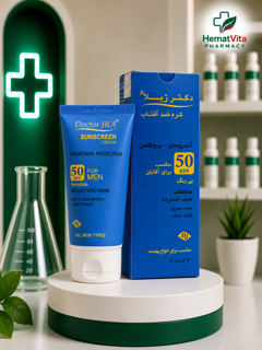 کرم ضد آفتاب آندروسان مردانه SPF50 دکتر ژیلا