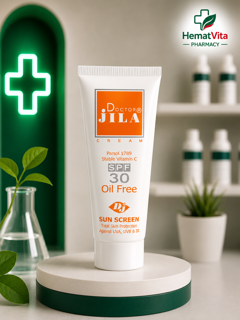 کرم ضد آفتاب SPF30 بیرنگ دکتر ژیلا