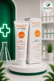 کرم ضد آفتاب SPF95 بیرنگ دکتر ژیلا